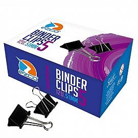 SUPER CLIP BINDER EZCO DE 51 MM. (NEGRO/5) 2380505