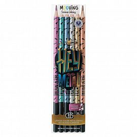LAPICES DE COLORES MOOVING HEY METAL X 6 LARGOS 2636530