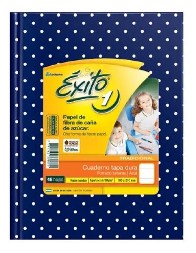 CUADERNO EXITO E1 LUNARES T.D AZUL X 48 HJS RAY.0020580