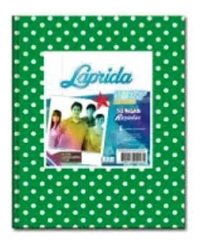 CUADERNO LAPRIDA LUNARES T.D. VERDE X 50 HJS RAY.0011552