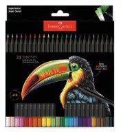 LAPICES DE COLORES FABER CASTELL X 24 SUPER SOFT 0665824