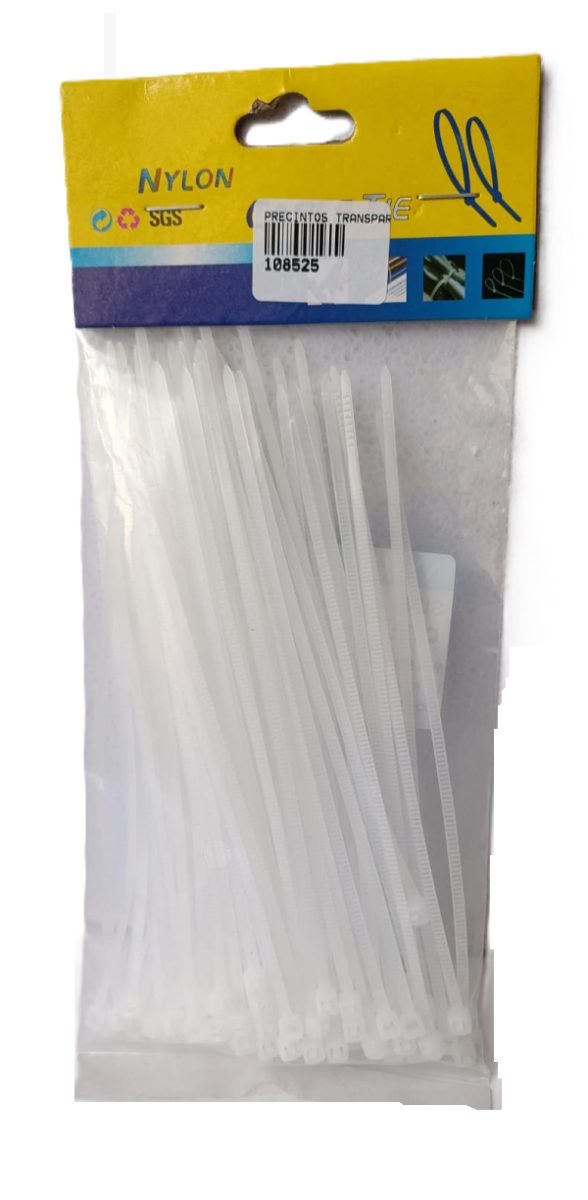 PRECINTOS TRANSPARENTES 2.5X150MM ETL0065
