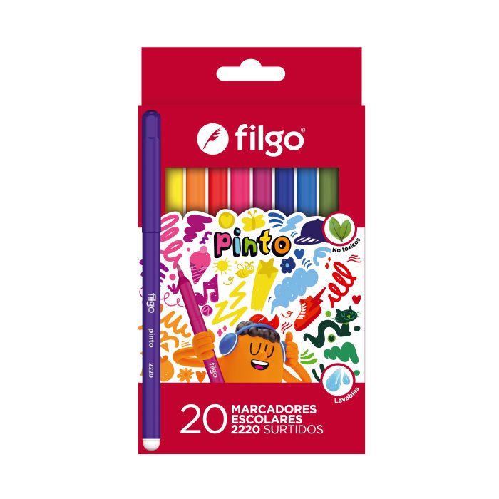 MARCADORES FILGO PINTO 2220 X20 EN CAJA