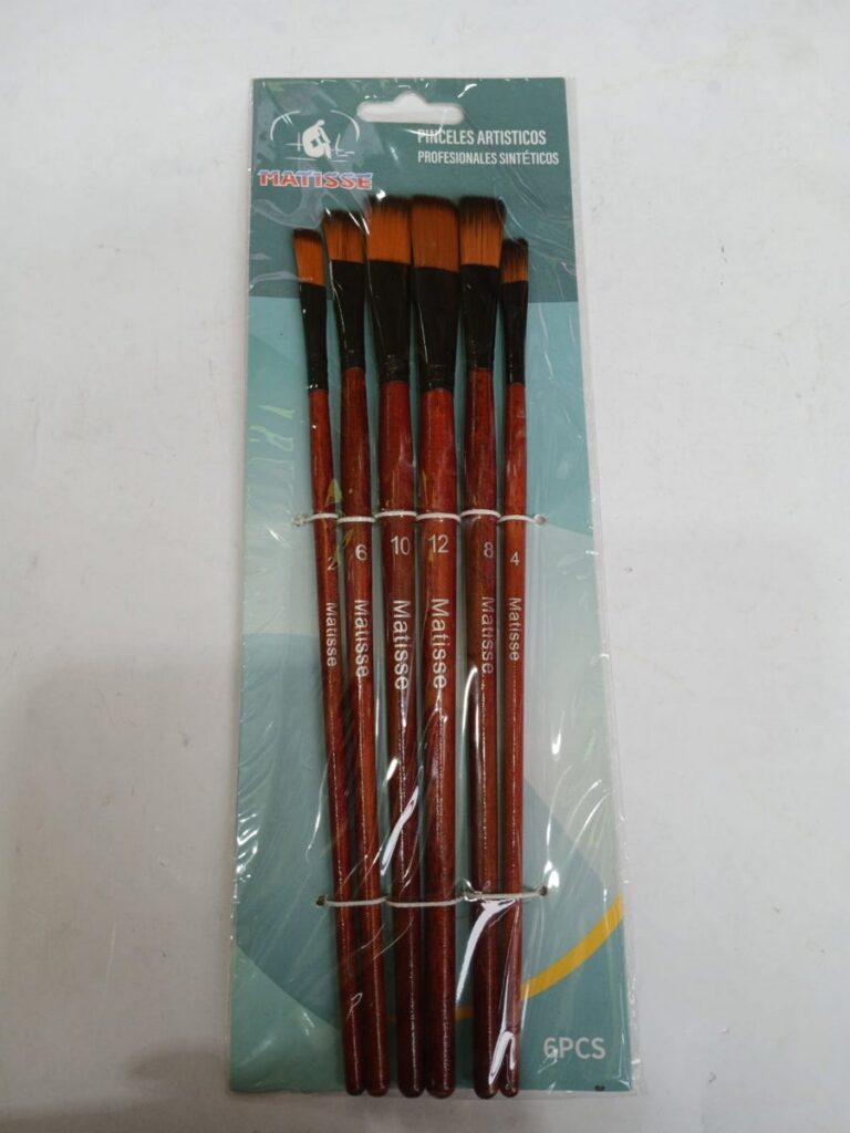 SET DE PINCEL MATISSE X6 CHATO SINTETICO 1111