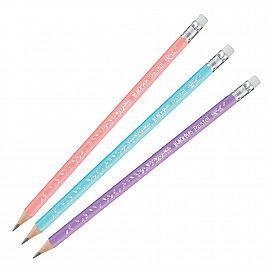 LAPIZ NEGRO MAPED BLACK PEPS PASTEL HB C/GOMA X12 0755312