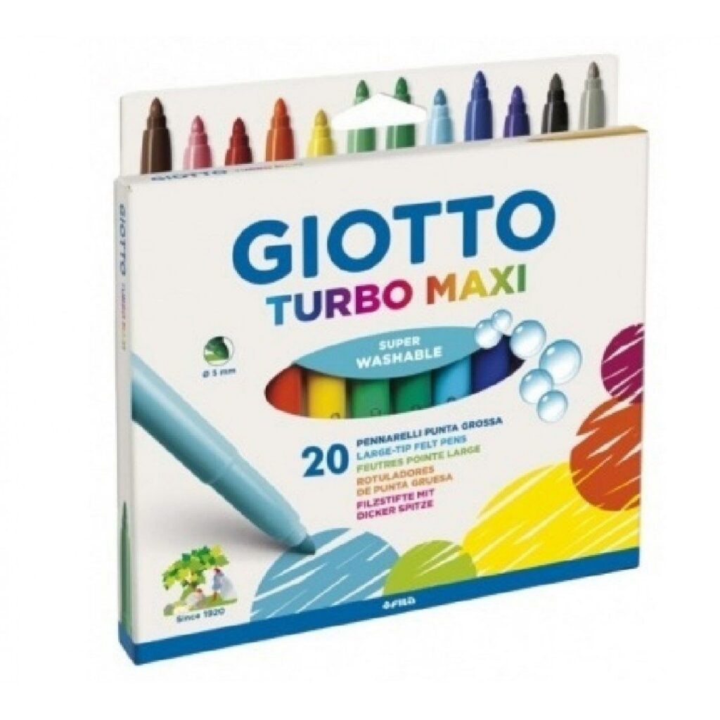 MARCADORES GIOTTO TURBO MAXI X 20 COLORES 2830112
