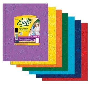 CUADERNO EXITO E3 FORRADO T.D. VERDE MANZANA. X 48 HJS RAY.0020678