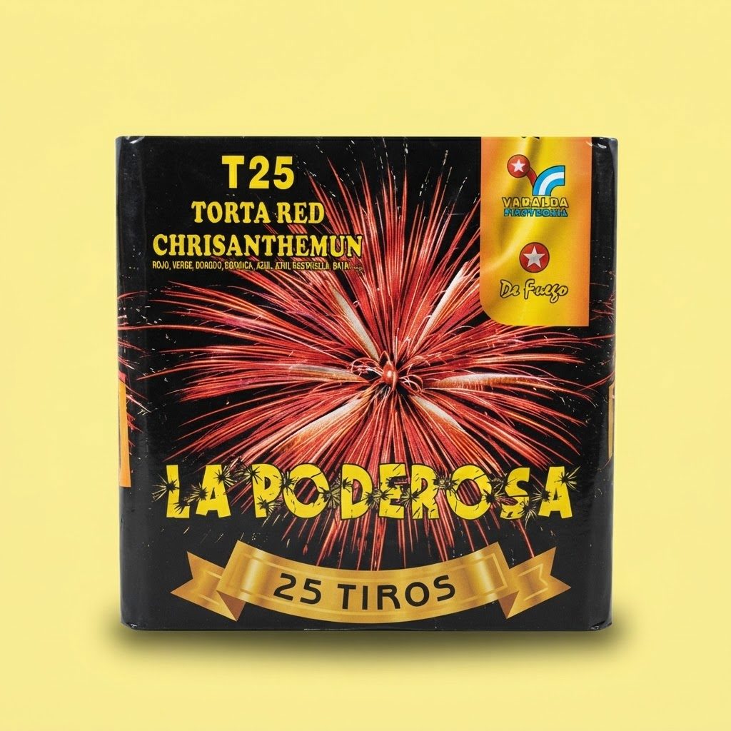 TORTA RED CHRISANTEMUN T25