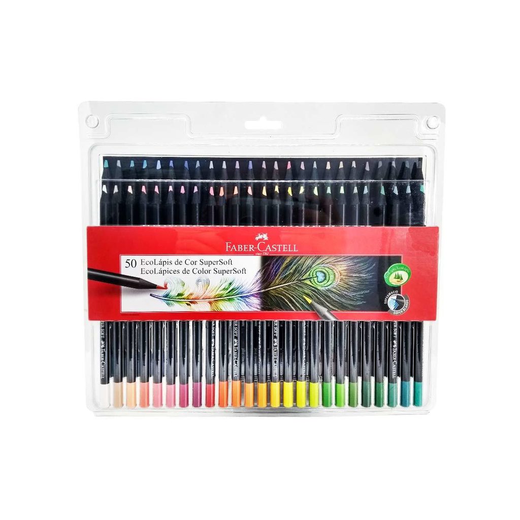 LAPICES DE COLORES FABER CASTELL X 50 SUPERSOFT 0665850
