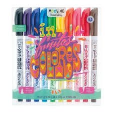 MICROFIBRA MOOVING INFINITOS COLORES BLISTER SURTIDO X 10 U.2636130