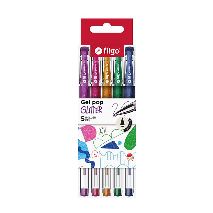 ROLLER FILGO GEL POP  X5 GLITTER