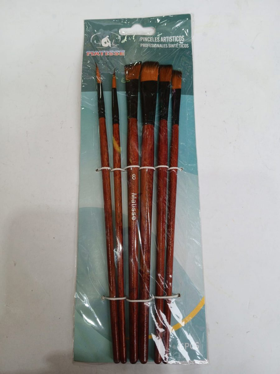 SET DE PINCEL MATISSE X6 SURTIDO SINTETICO