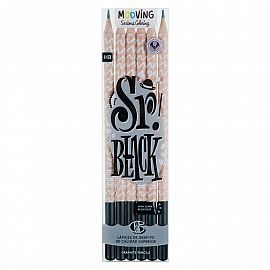 LAPIZ NEGRO MOOVING SR BLACK X 6 U. 2636410