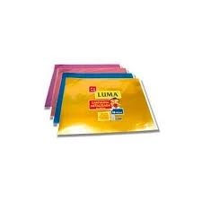 CARTULINA ESCOLAR LUMA METALIZADA AMARILLO LIMON.A604ALL MTL 45 X 61 CM.1203377