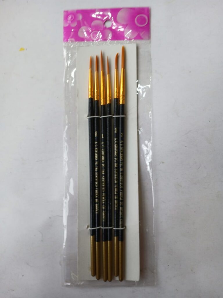 SET DE PINCEL X6 STRIKMAN X6 LINER VIROLA BRONCE
