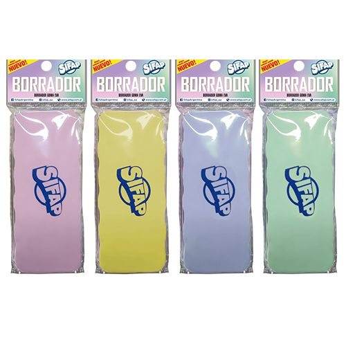 BORRADOR P/PIZARRA GOMA EVA SIFAP