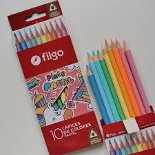 LAPICES FILGO DE COLOR PASTEL X10