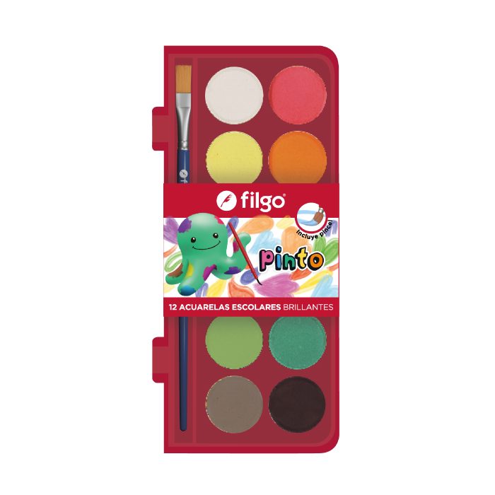 ACUARELA FILGO PINTO ESTUCHE X12