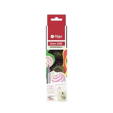 MICROFIBRA FILGO LINER 038 0.4 X5 FLUO