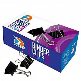 SUPER CLIP BINDER EZCO DE 32 MM. (NEGRO/3)2380503