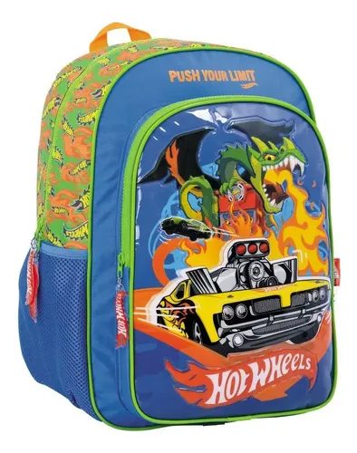 MOCHILA HOT WHEELS WABRO ESPALDA 16P 11619