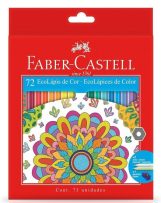LAPICES DE COLORES FABER CASTELL X 72 LARGO EN CAJA