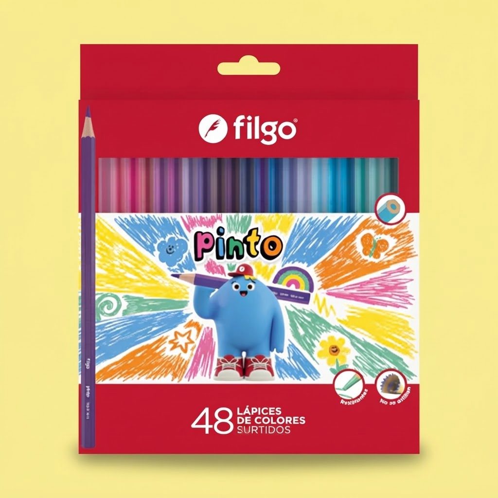 LAPICES DE COLORES FILGO PINTO X48