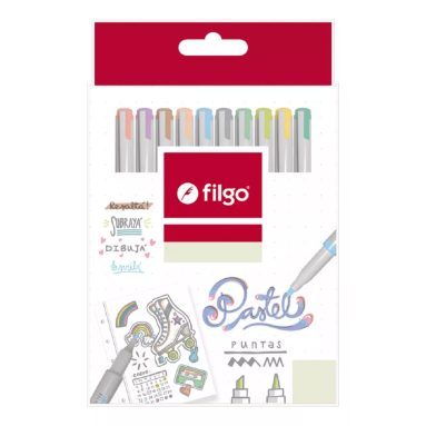 RESALTADOR MULTILIGHTER DOBLE PUNTA PASTEL X10