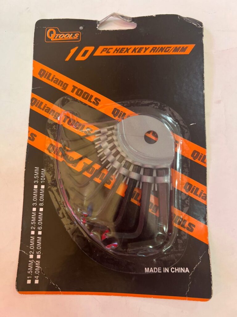 LLAVE ALLEN EN BLISTER X 10 UDS