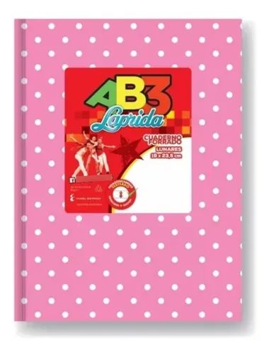 CUADERNO LAPRIDA AB3 LUNARES T.D. ROSA X 50 HJS RAY.0011814