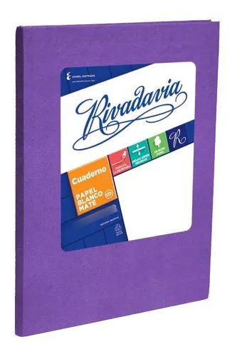 CUADERNO RIVADAVIA ARAÑA T.D. LILA X 50 HJS RAY.0010457