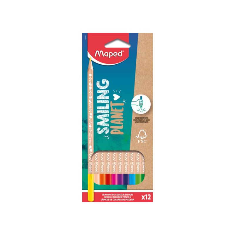 LAPICES DE COLORES MAPED X12 PLANET LARGO