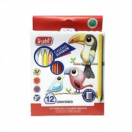 PLASTIPINTURITAS TRABI X 12 COLORES 1216751