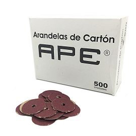 ARANDELA DE CARTON APE CAJA X 500 UNIDADES 0600015