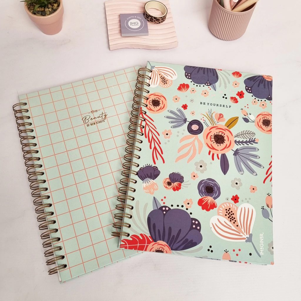 CUADERNO IMAGINER A4 C/ESPIRAL RAYADO SPRING 120HJ