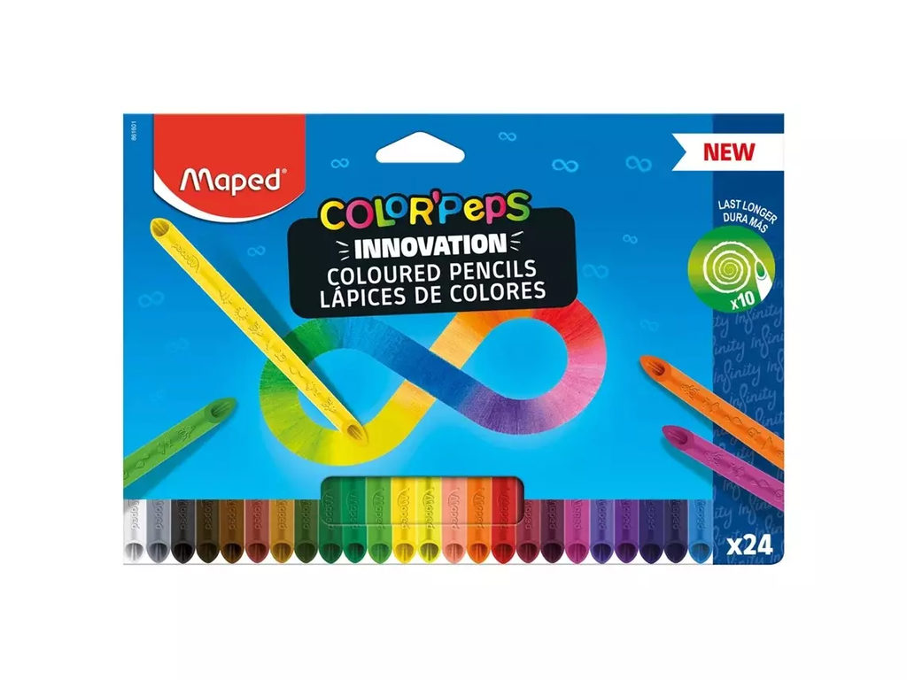 LAPICES DE COLORES MAPED COLOR PEPS INFINITY X24 0751254