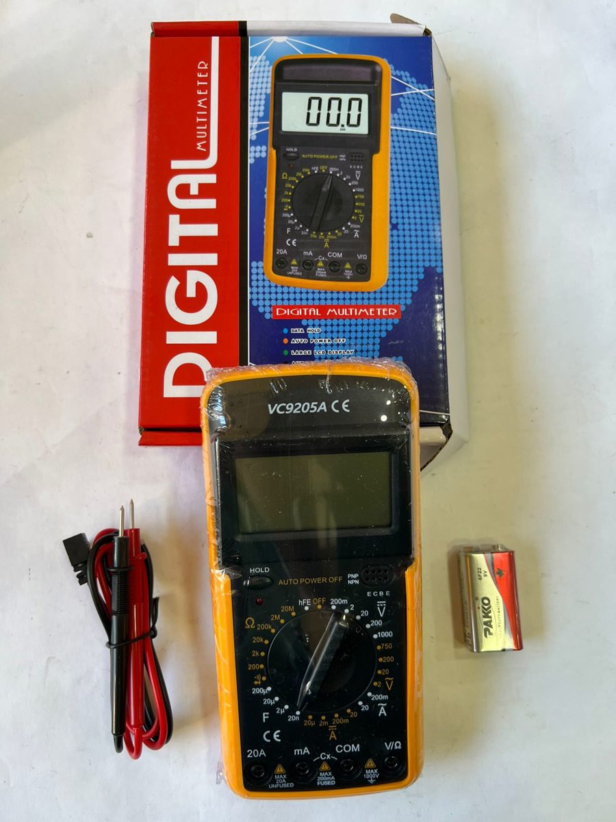 TESTER MULTIMETRO DIGITAL A PILA