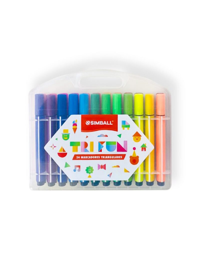 MARCADOR SIMBALL TRIFUN TRIANGULAR X24 EN VALIJA MARCSIM26