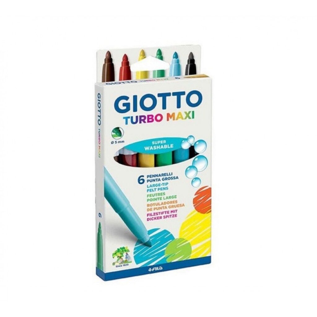 MARCADORES GIOTTO TURBO MAXI X 6 COLORES 2830110