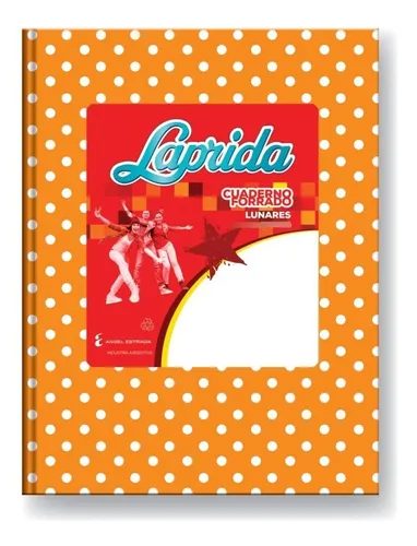 CUADERNO LAPRIDA LUNARES T.D. NARANJA X 50 HJS RAY.0011556