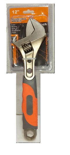 LLAVE INGLESA MANGO GOMA  12P TL44032