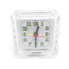 RELOJ DESPERTADOR TRANSP.WQ15218
