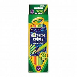 LAPICES DE COLORES CRAYOLA NEON X8 1028560