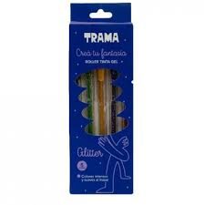 ROLLER BALL TRAMA GEL GLITTER X5 0052601