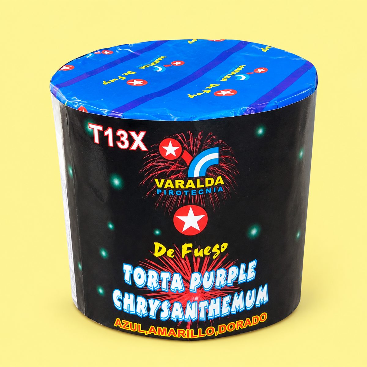 TORTA PURPLE CRYSANTHEMUN T13X 13 TIROS