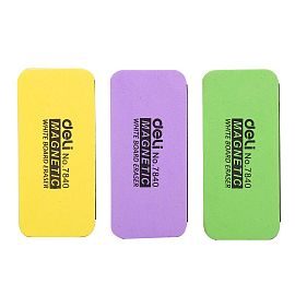 BORRADOR DELI P/PIZARRA BLANCA DE GOMA EVA MAGNETICO 1528005 E7840