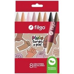 CRAYONES FILGO PINTO X8 SKIN TONES