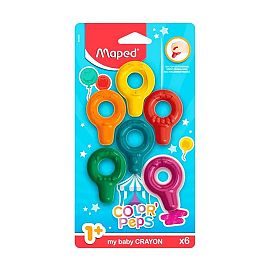 LAPICES DE CERA MAPED BABY X6 0752306