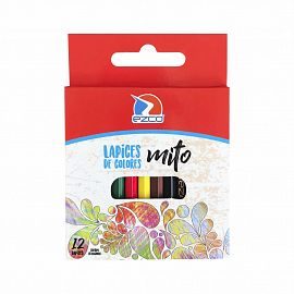 LAPICES DE COLORES EZCO MITO X12 CORTOS 2383055