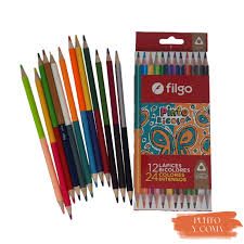 LAPICES FILGO BICOLOR X12 PINTO